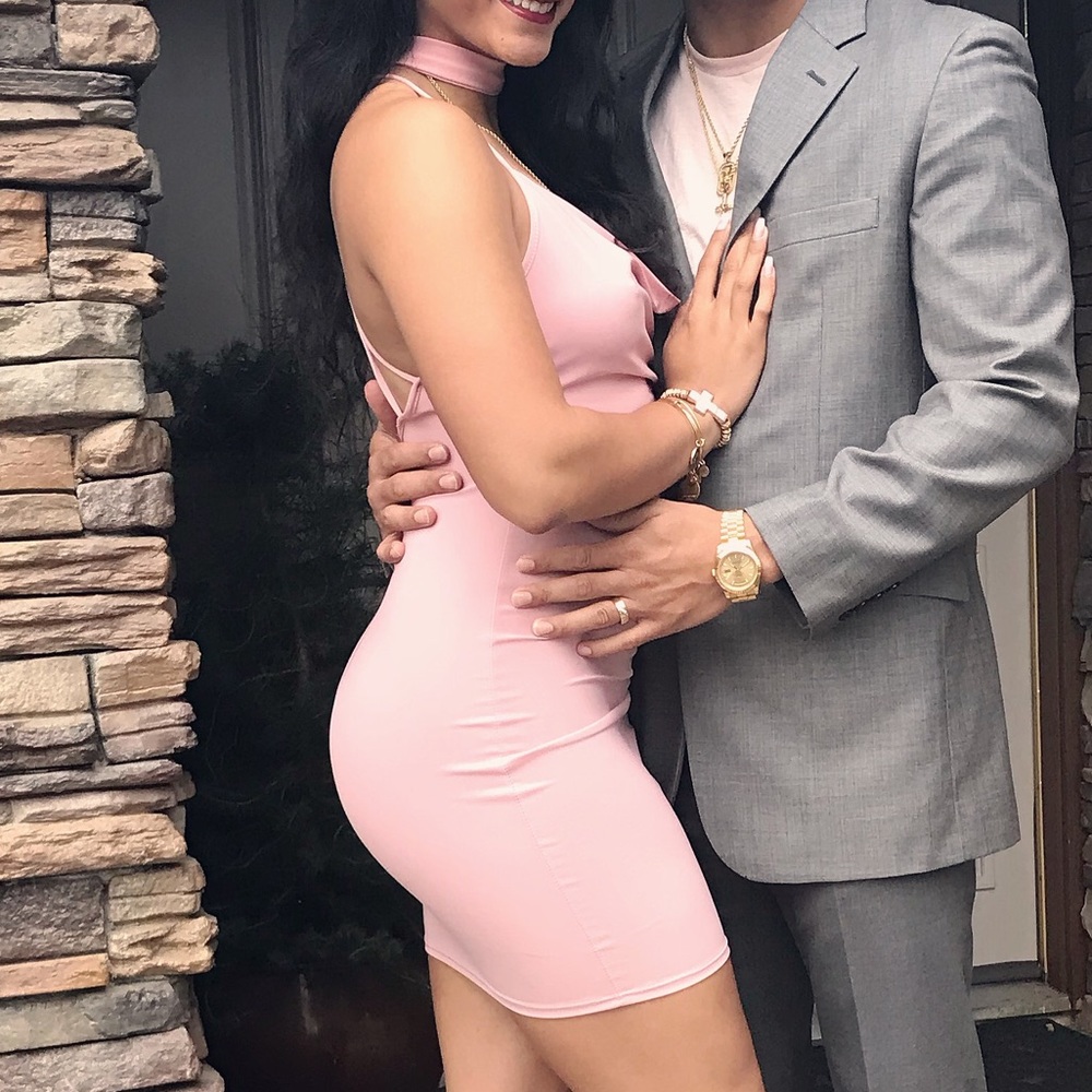 Sexy pink dress